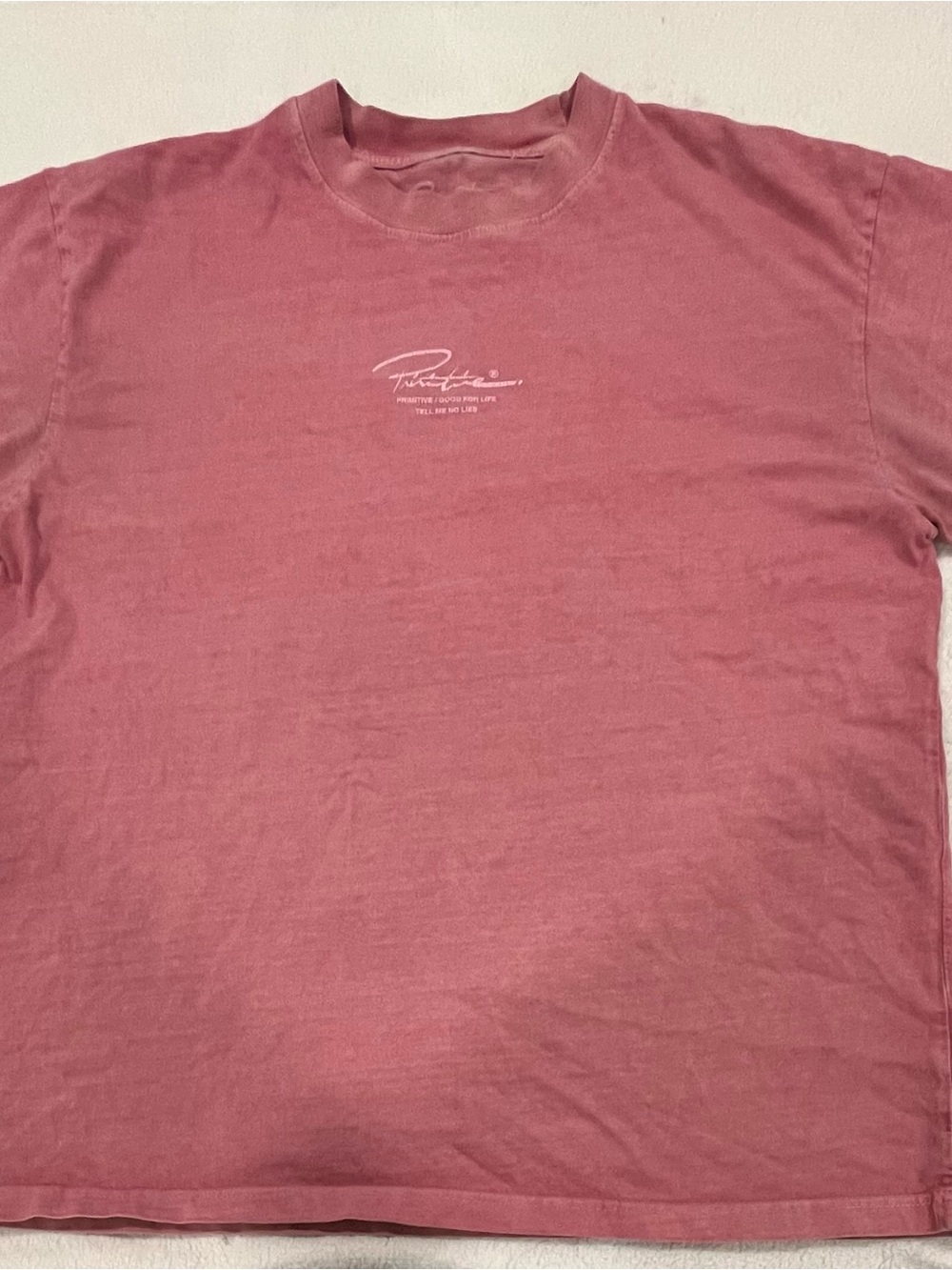 Primitive Heavyweight Skateboarding Shirt in Pink Men’s Size L